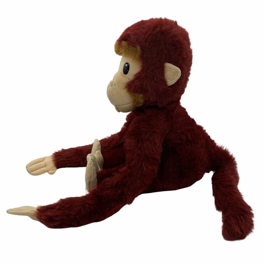 Classic Toy Co. Large Plush Soft Reddish Brown Hanging Monkey Sticky Hands Feet - Picture 3 of 7